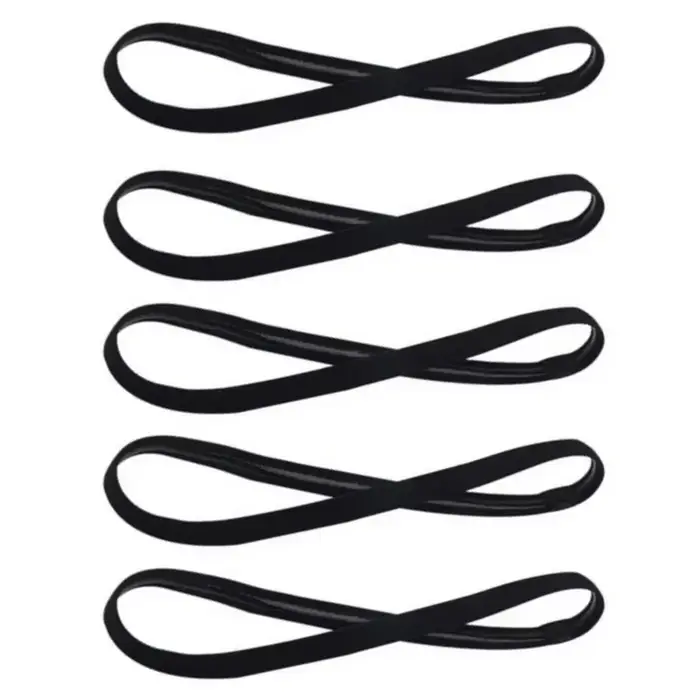 5 pièces couleur bonbon femmes hommes Yoga bandes de cheveux Sport bandeau filles Sport anti-dérapan