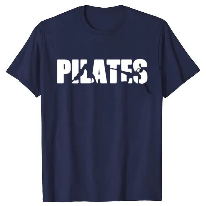 T-shirts amusants Pilates avec lettres, style estival, en coton, streetwear, à manches courtes, cadeaux d'anniversaire, vêtements pour hommes