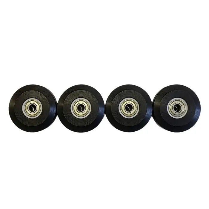 Roues de Reformer Pilates 58 mm en PU, roulement lisse, glisse silencieuse, pour la maison et le stu