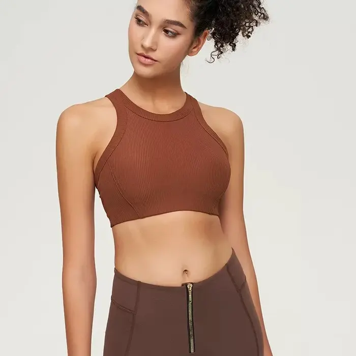 Soutien-gorge gilet de sport intégré avec sous-vêtements