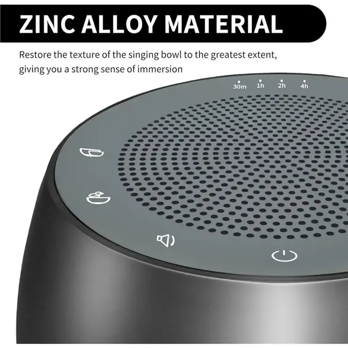 ABKV-Machine à sons de méditation, générateur de fréquences de bol chantant à 9 tons, bol chantant électronique portable pour la guérison par la fréquence