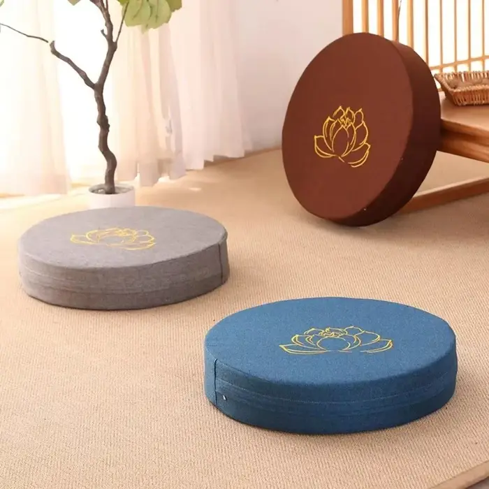 Coussin de méditation de Yoga de style japonais