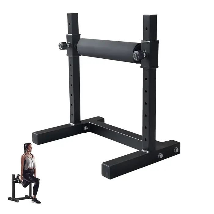 Rouleau de squat à jambe unique, support de squat à hauteur réglable, support de squat fendu bulgare