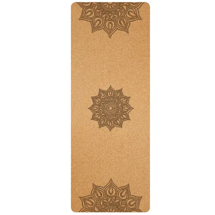 Tapis de yoga en liège et caoutchouc naturel