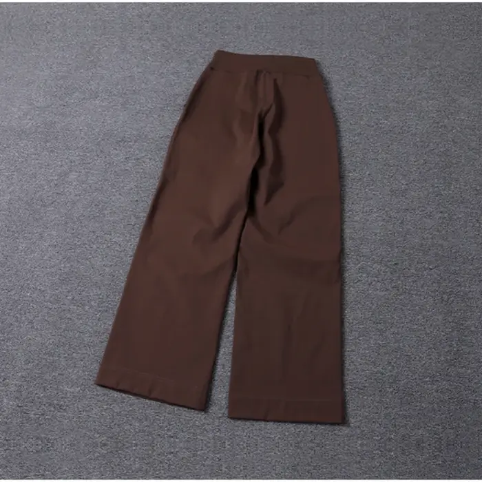 Pantalon de Yoga ample taille haute pour femmes, haute qualité, jambes droites, respectueux de la pe