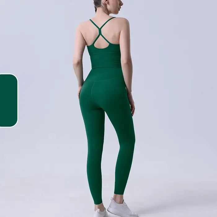 2 pièces vêtements de Yoga survêtement pour femmes