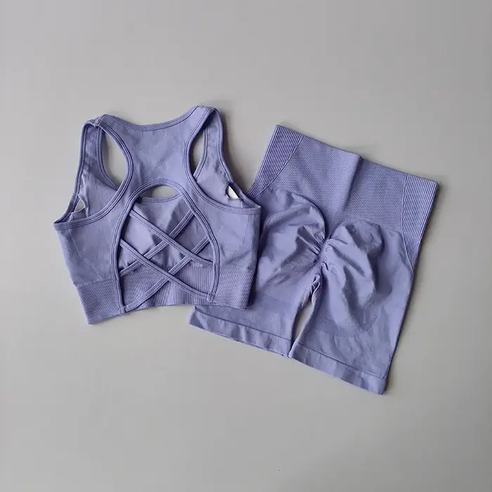 Ensemble de yoga sans couture pour femmes