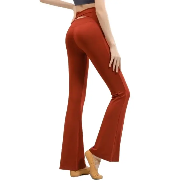 Pantalons de yoga en velours pour Pilates