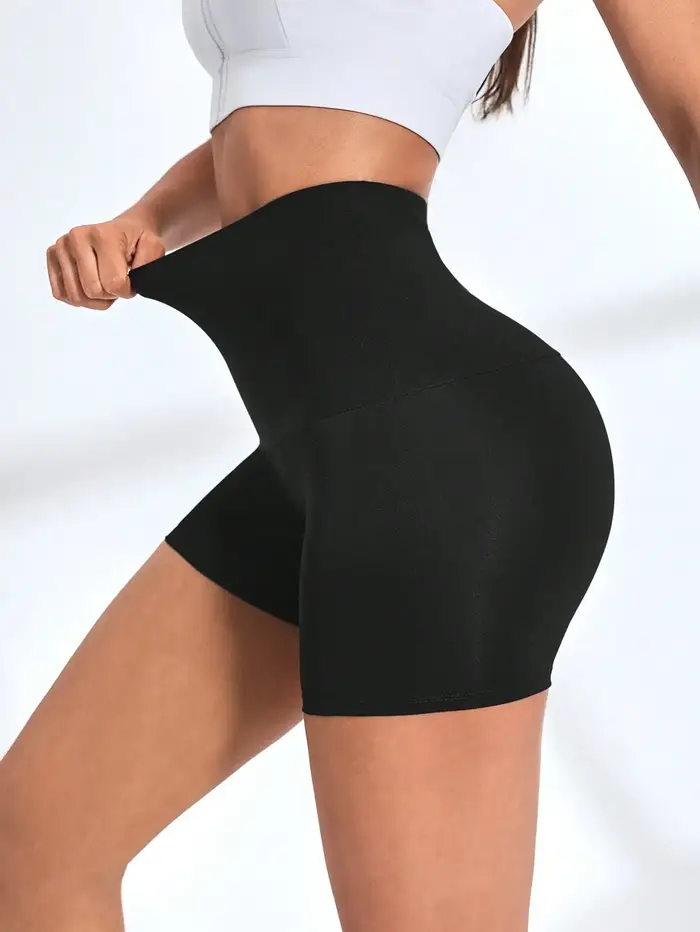 Short de sauna taille haute pour femmes, pantalon de yoga, fitness, vélo, athlétique, sportif, respi