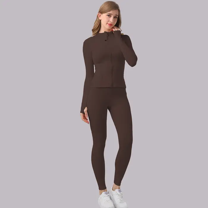 Ensemble d'entraînement de Yoga et Pilates pour femmes, ajustement professionnel, adapté aux entraînements en salle de sport, de course en plein air et multi-scènes