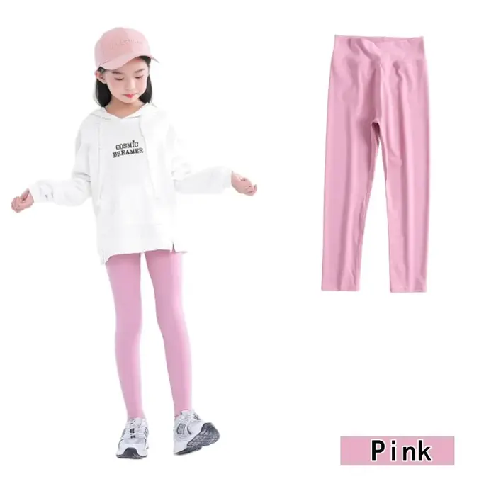 Pantalon de yoga taille haute pour enfants