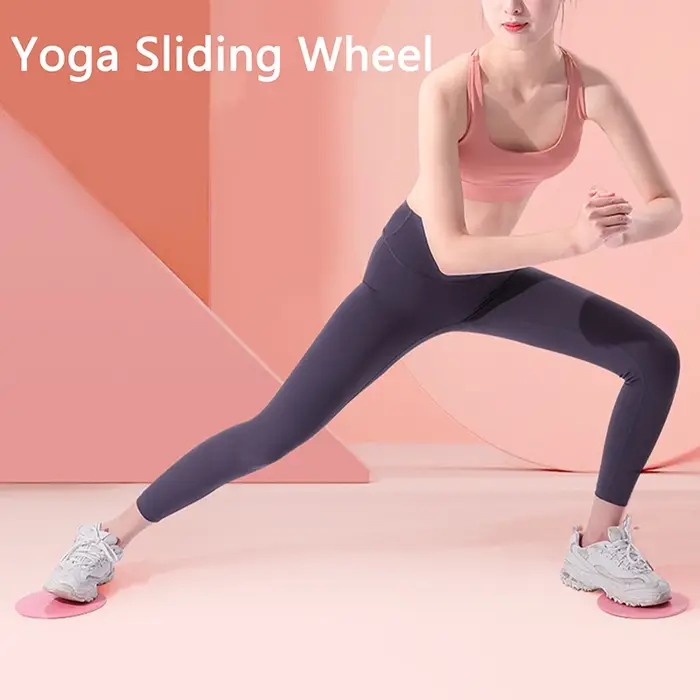 Paire de curseurs de disques de gymnastique Pilates – Idéal pour l'entraînement physique abdominale
