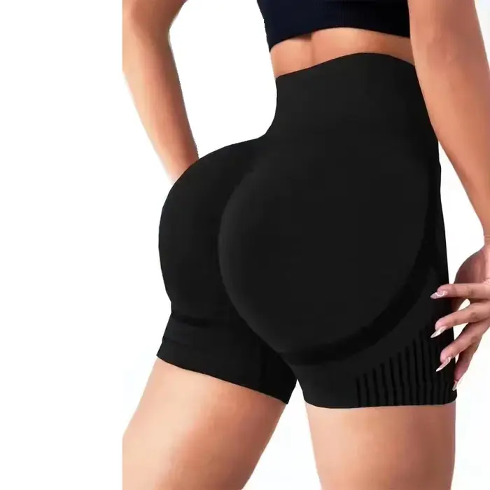 Femmes Yoga Shorts taille haute