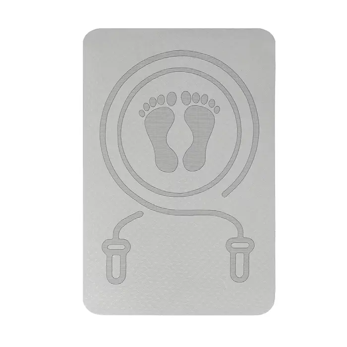 Nouveau tapis de saut à la corde 6MM anti-bruit, tapis de sol pour exercices, absorption des chocs,