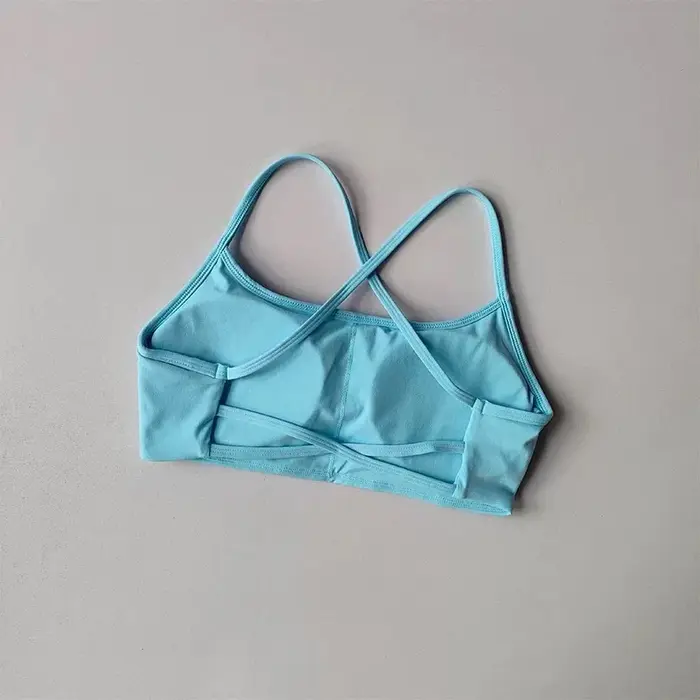 Soutien-gorge de sport dos croisé pour femme