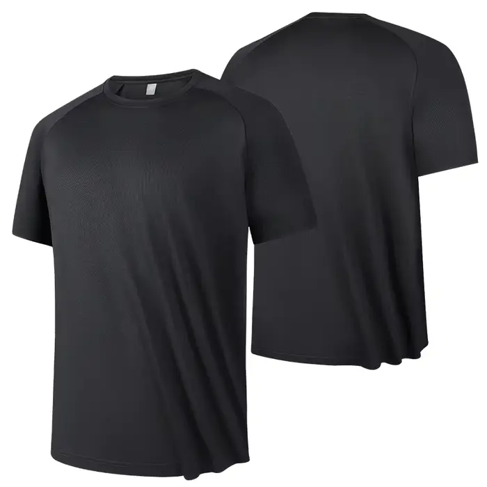 Haute qualité hommes respirant séchage rapide course sport fitness respirant confortable à manches c