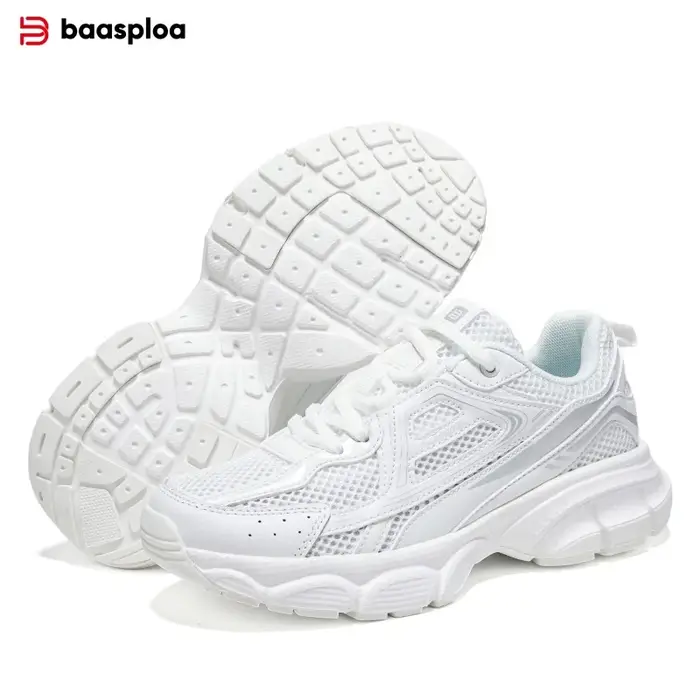Baasploa femmes chaussures de sport en plein air léger respirant Jogging baskets femme décontracté maille anti-dérapant