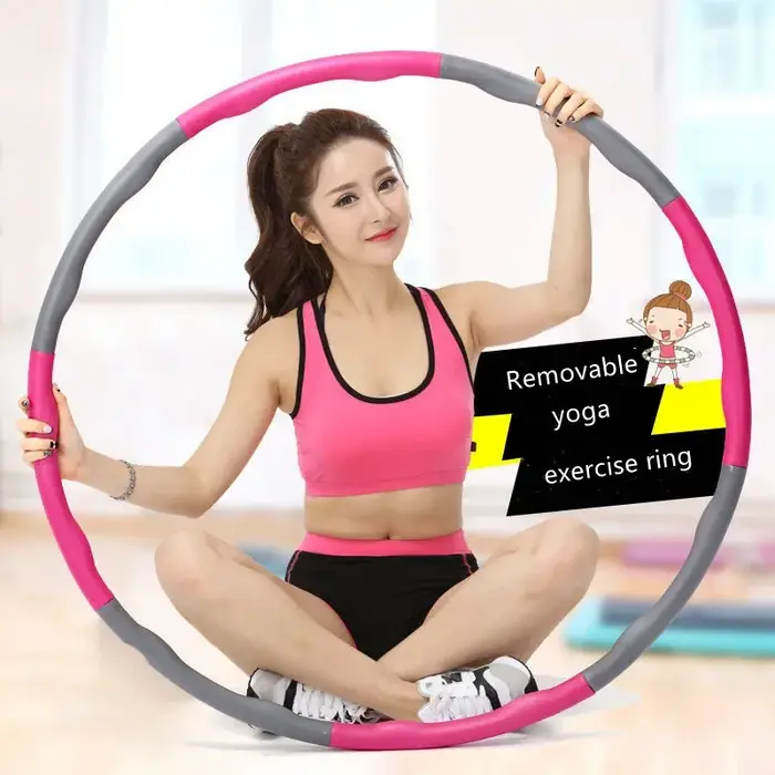 1x Yoga détachable Pilates cerceau taille exercice minceur sport cerceaux musculation Massage gymnase perte de poids