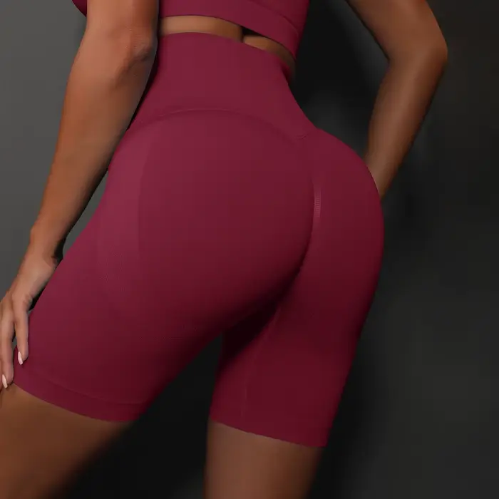 Shorts de Yoga pour femmes, Shorts de sport sans couture, d'entraînement, de gymnastique, taille hau