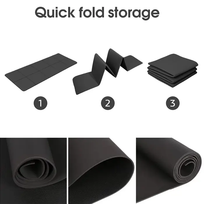 Tapis de yoga sport fitness EVA mousse confortable 4mm d'épaisseur