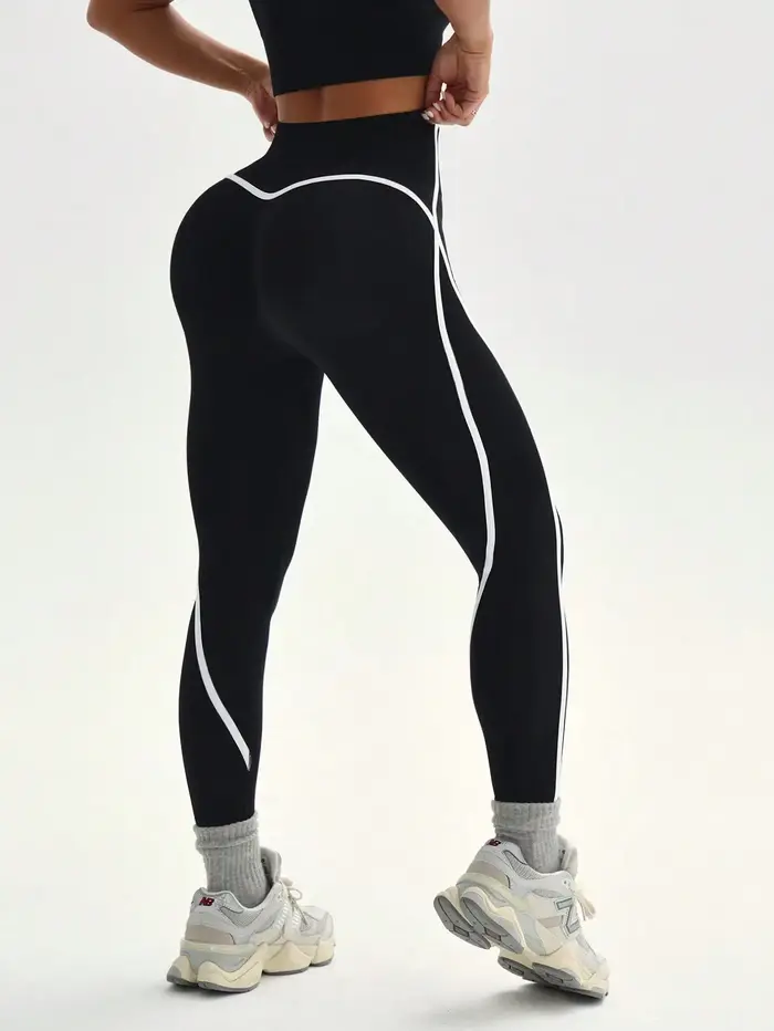 Pantalons de yoga rayés pour femmes, pantalons de sport d'extérieur à séchage rapide, pantalons de y