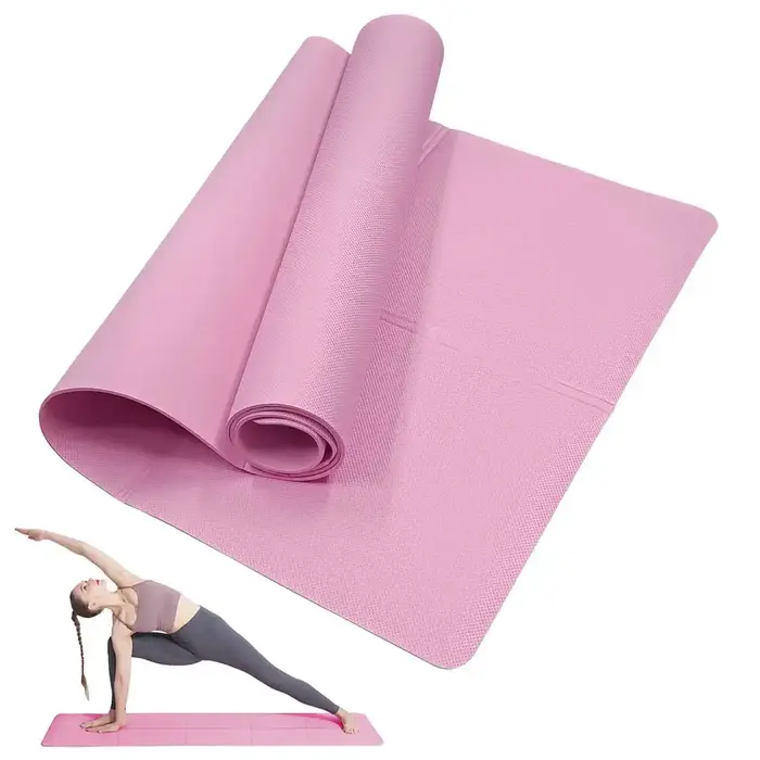 Tapis de Yoga pliable rose, écologique, EVA, pour voyage, Fitness, exercice, épaisseur 3/4/6mm, pour les entraînements de Yoga, Pilates