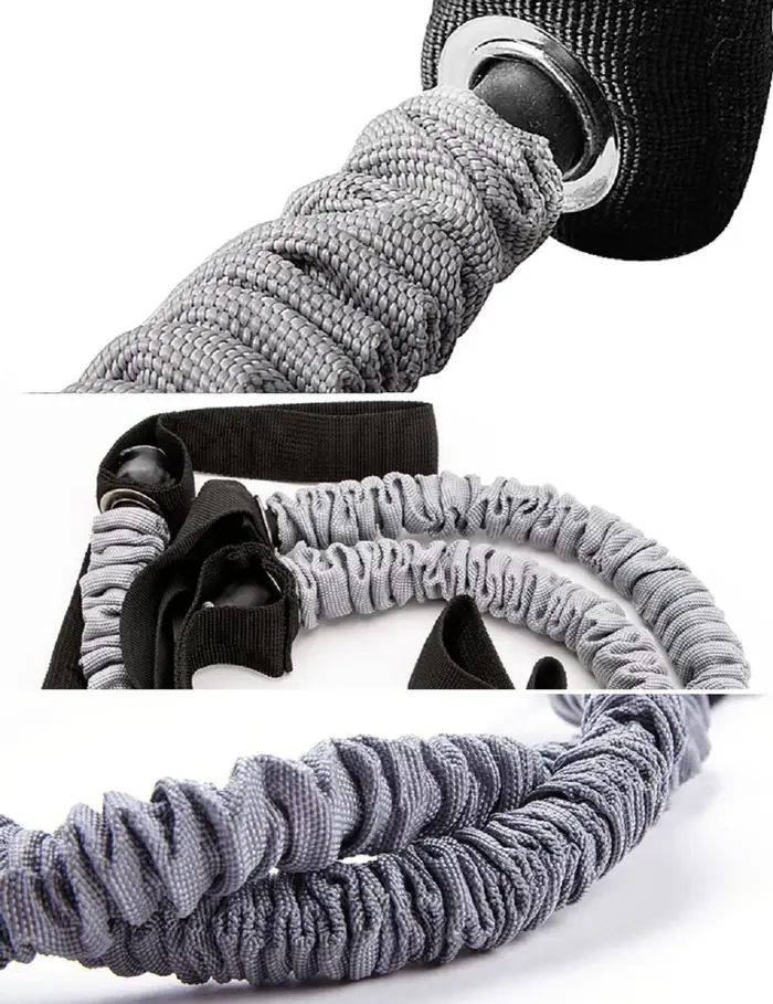 Fitness roue abdominale rouleau Crossfit bande de résistance cordes AB exercice Abs formateur Tube élastique exercice de gymnastique équipement de gymnastique