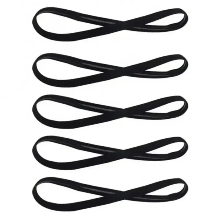 5 pièces couleur bonbon femmes hommes Yoga bandes de cheveux Sport bandeau filles Sport anti-dérapan