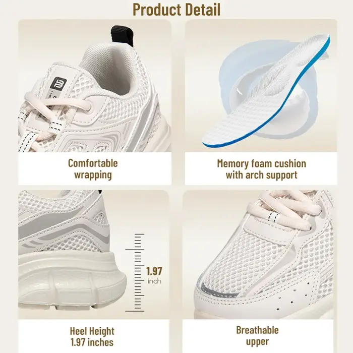 Baasploa femmes chaussures de sport en plein air léger respirant Jogging baskets femme décontracté m