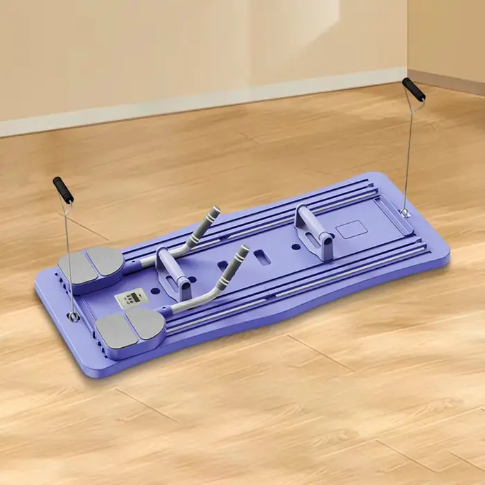 Ensemble de planche de Pilates pliable multi-usage, équipement de Pilates, rouleau abdominal pour exercices abdominaux à domicile