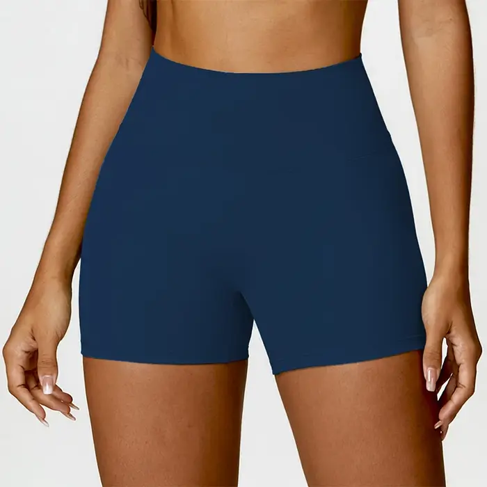 Hearuisavy Short de sport taille haute pour femme