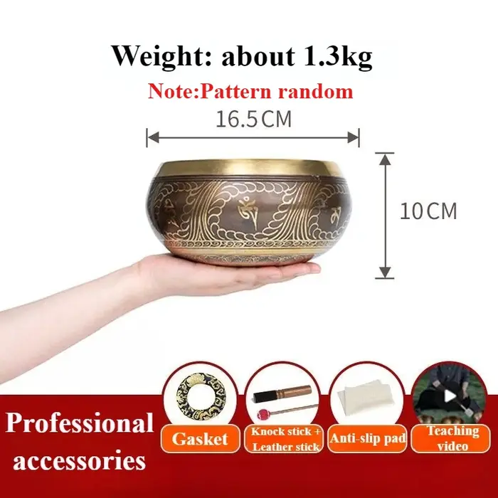 Bol chantant de méditation de Yoga
