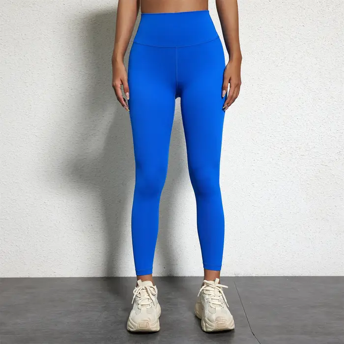 Couleur unie classique 2.0 entraînement complet Jog 25 "doux taille haute gymnastique Yoga Legging grande