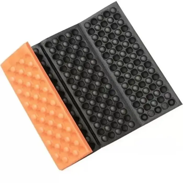 Tapis de massage nid d'abeille pliable en 4 parties en XPE