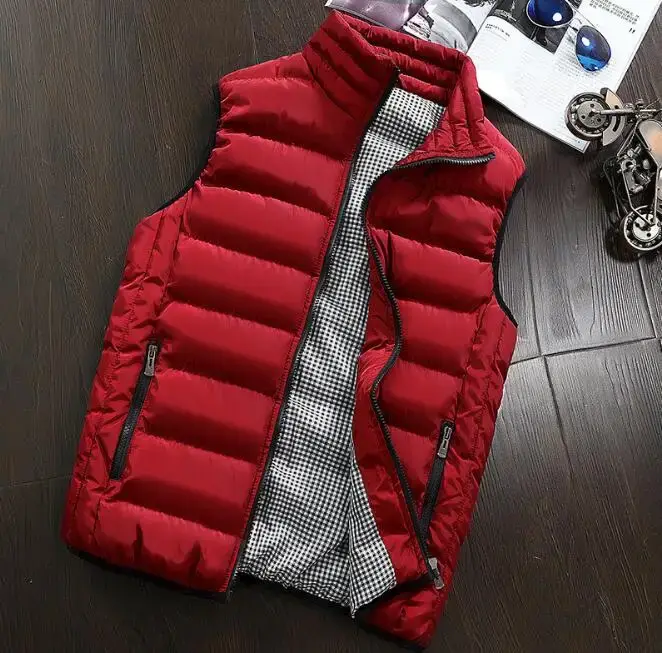 Marque vêtements coton rembourré grande taille hommes gilet