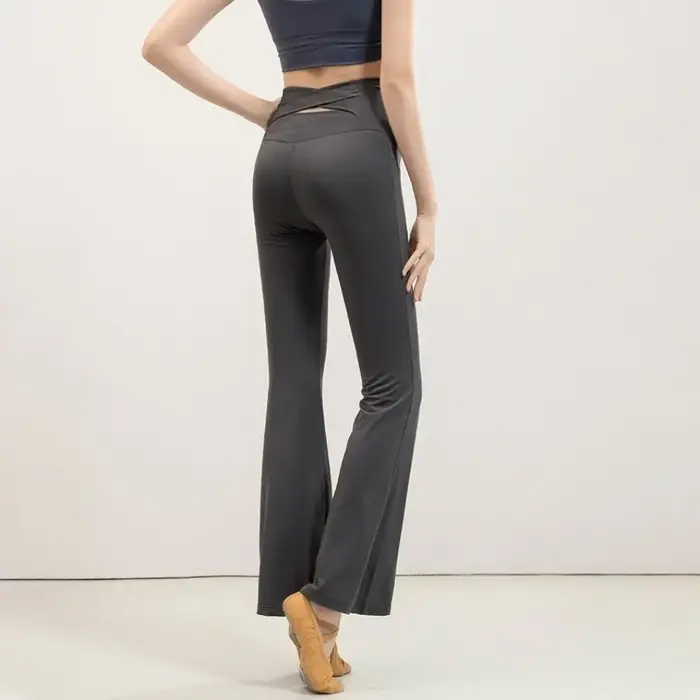 Pantalons de yoga en velours pour Pilates