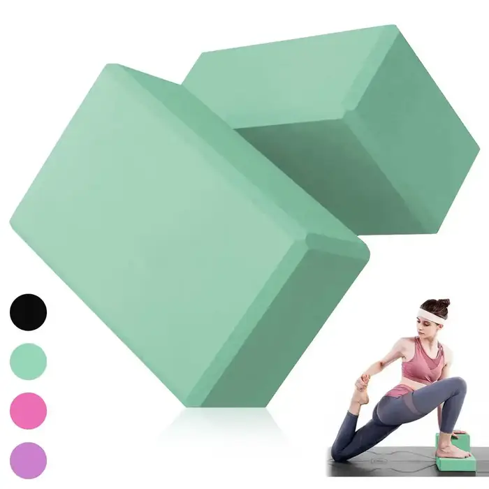 Blocs de gymnastique en brique de Yoga de qualité supérieure avec mousse EVA haute densité