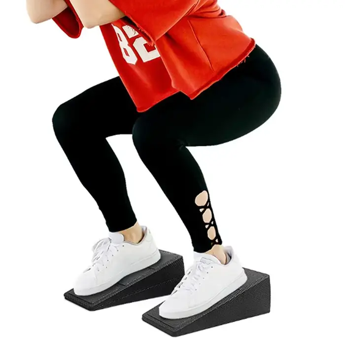 Planche d'étirement inclinée, civière de jambes EPP, 3 réglages de hauteur pour Squats, soulève les mollets, Yoga, Fitness, civière de pied