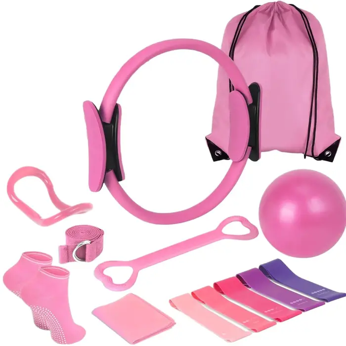 Ensemble de balles de Pilates, bandes de résistance, plus parfaits et équipement pour les entraîneme