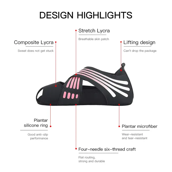 Chaussures de Yoga professionnelles antidérapantes