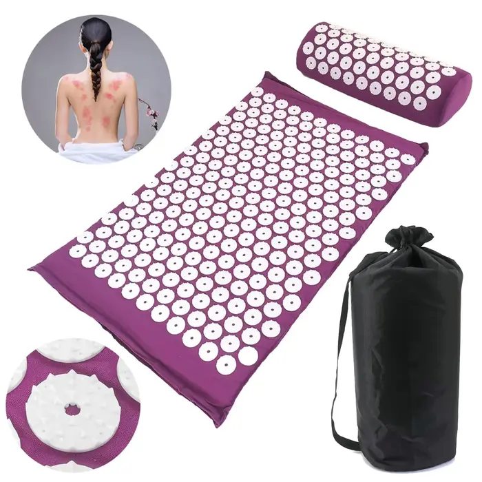 Ensemble de coussin et oreiller d'acupression