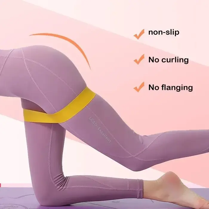 Lot de 5 pièces de ceinture de tension élastique pour le yoga, accessoire pour l'entraînement physiq