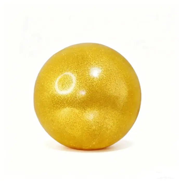 Ballon de gymnastique rythmique métallique scintillant, ballon de gymnastique brillant pour la compétition, l'entraînement, le fitness, le yoga, l'exercice, ballon de gymnastique