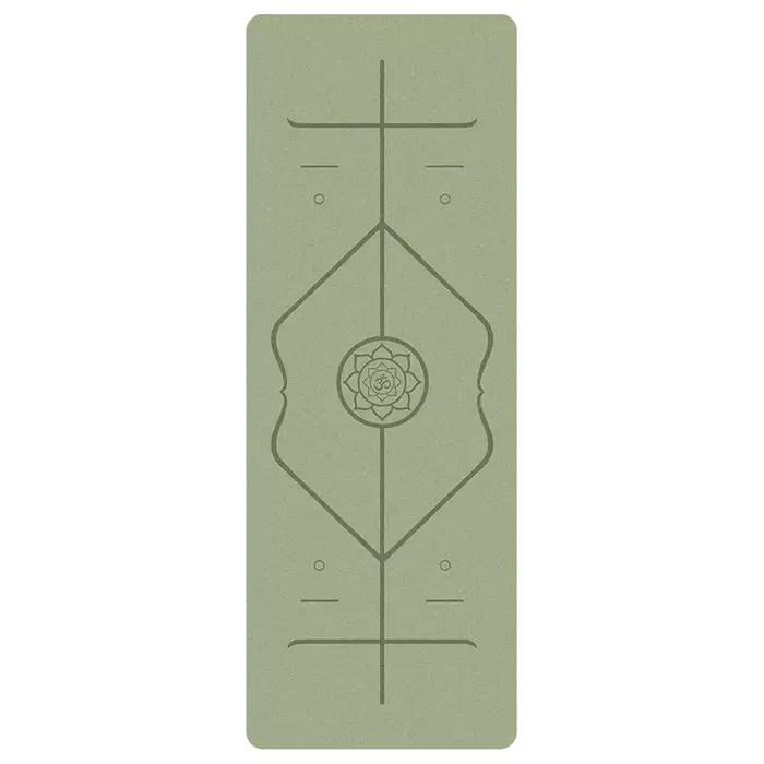 Tapis de yoga simple/double couleur Tapis d'exercice de fitness écologique