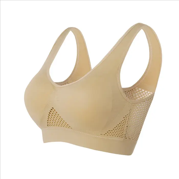 Soutien-gorge de sport en maille sans couture pour femmes