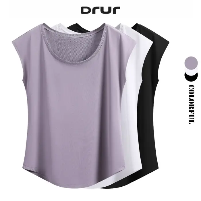 DRUR – gilet de Yoga d'été pour femmes