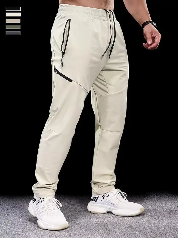 Pantalon de sport décontracté pour hommes, séchage rapide, vêtements d'entraînement, de course, de F