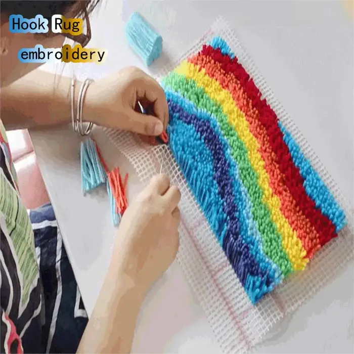 Grand loquet crochet tapis