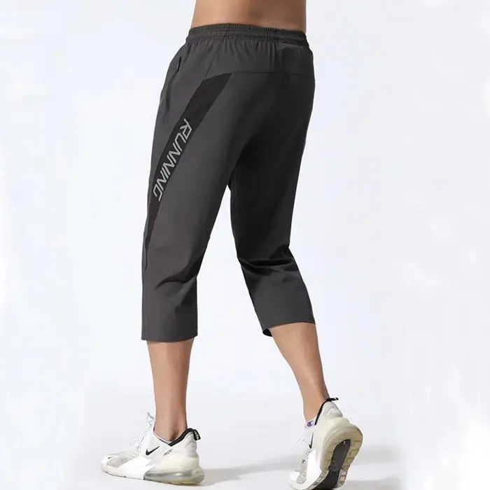 Pantalon de sport pour homme avec poches zippées, jogging d'entraînement, musculation, football, fit
