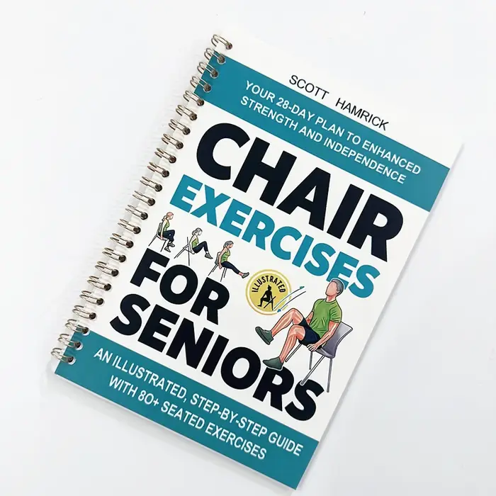 Exercices de chaise pour personnes âgées – Livre de force de 28 jours